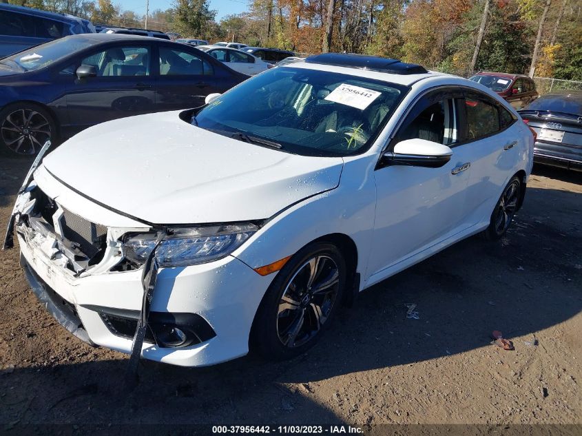 2018 Honda Civic Touring VIN: JHMFC1F90JX017112 Lot: 37956442