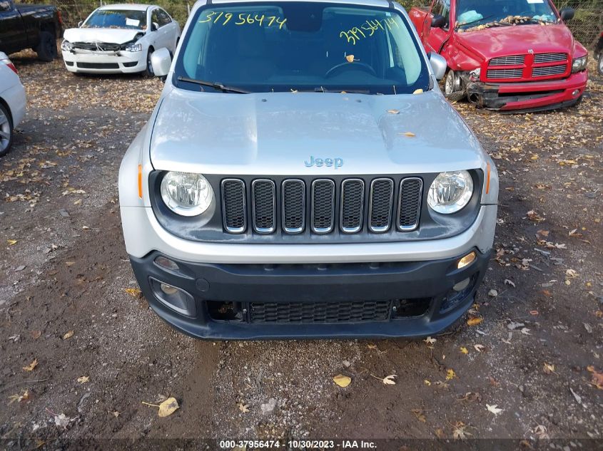 2016 Jeep Renegade Latitude VIN: ZACCJABT0GPE13659 Lot: 37956474