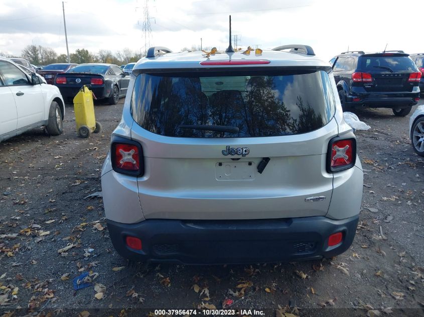 2016 Jeep Renegade Latitude VIN: ZACCJABT0GPE13659 Lot: 37956474