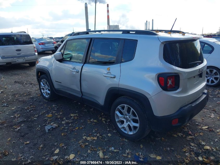 2016 Jeep Renegade Latitude VIN: ZACCJABT0GPE13659 Lot: 37956474