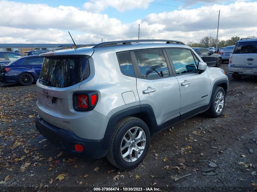 2016 Jeep Renegade Latitude VIN: ZACCJABT0GPE13659 Lot: 37956474