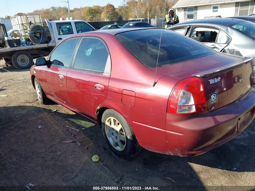 2002 Kia Spectra Gs/Gsx VIN: 1FMZU73E82ZA79567 Lot: 37956503