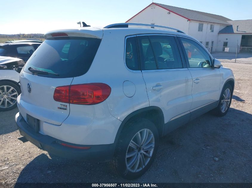 2016 Volkswagen Tiguan Se VIN: WVGBV7AXXGW581878 Lot: 37956507