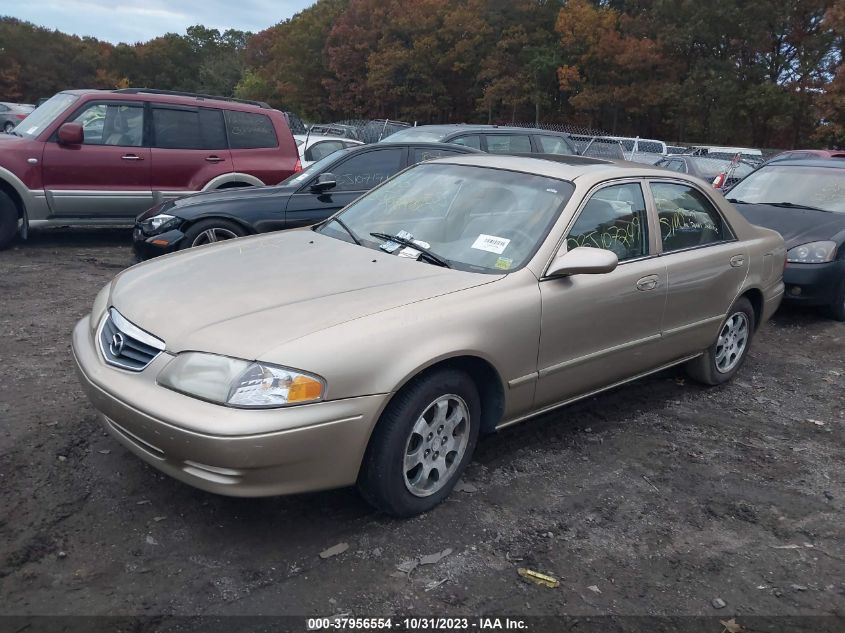 2000 Mazda 626 Es/Lx VIN: 1YVGF22C4Y5163257 Lot: 37956554