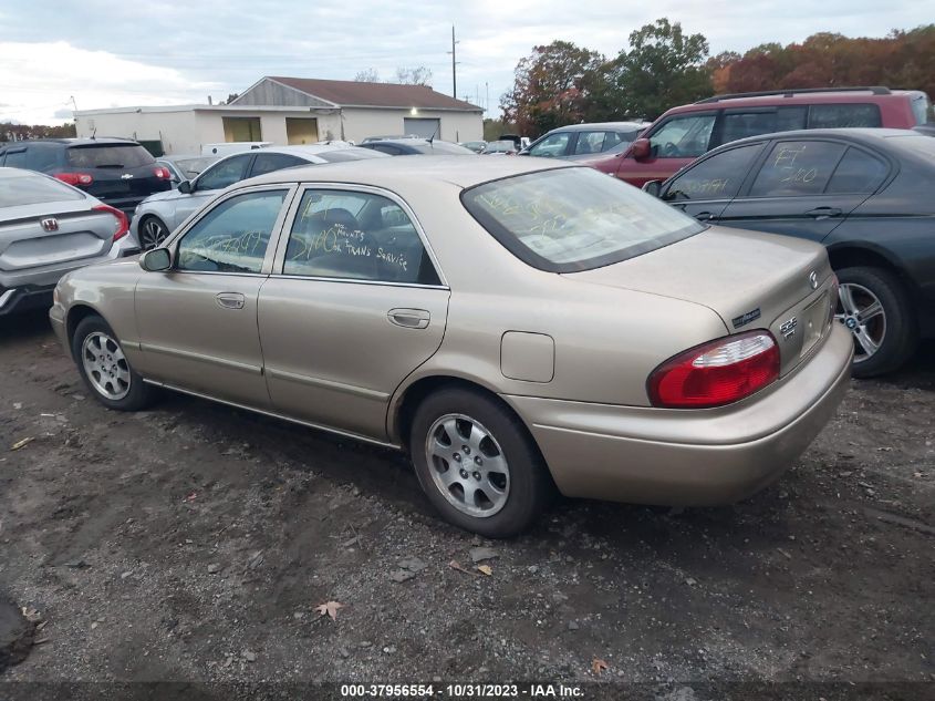 2000 Mazda 626 Es/Lx VIN: 1YVGF22C4Y5163257 Lot: 37956554