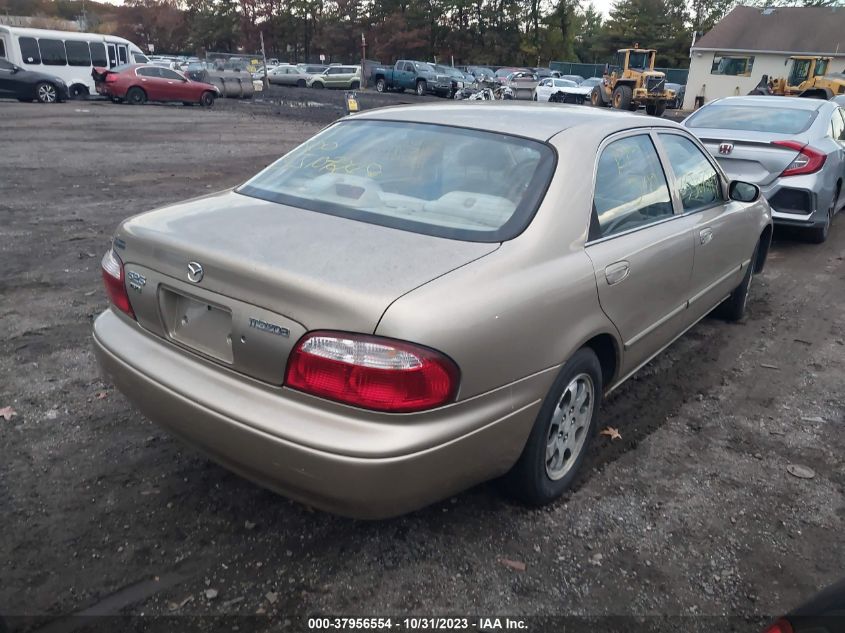 2000 Mazda 626 Es/Lx VIN: 1YVGF22C4Y5163257 Lot: 37956554