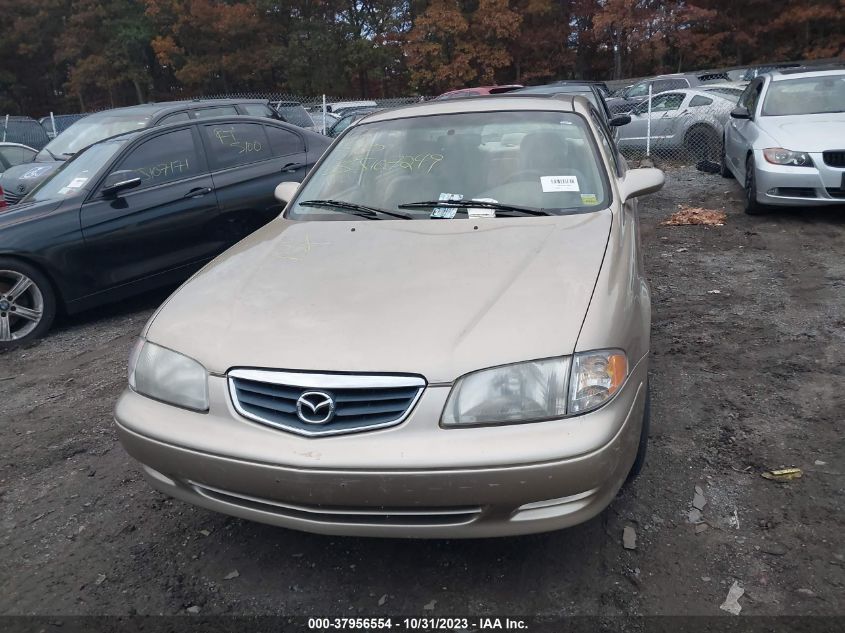 2000 Mazda 626 Es/Lx VIN: 1YVGF22C4Y5163257 Lot: 37956554