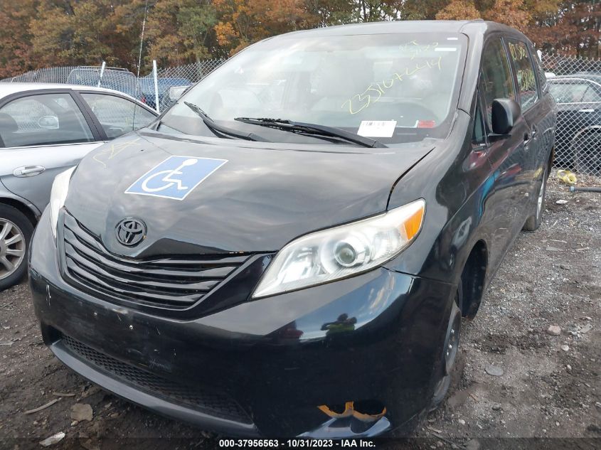 2014 Toyota Sienna L V6 7 Passenger VIN: 1LNFM87A76Y616845 Lot: 37956563