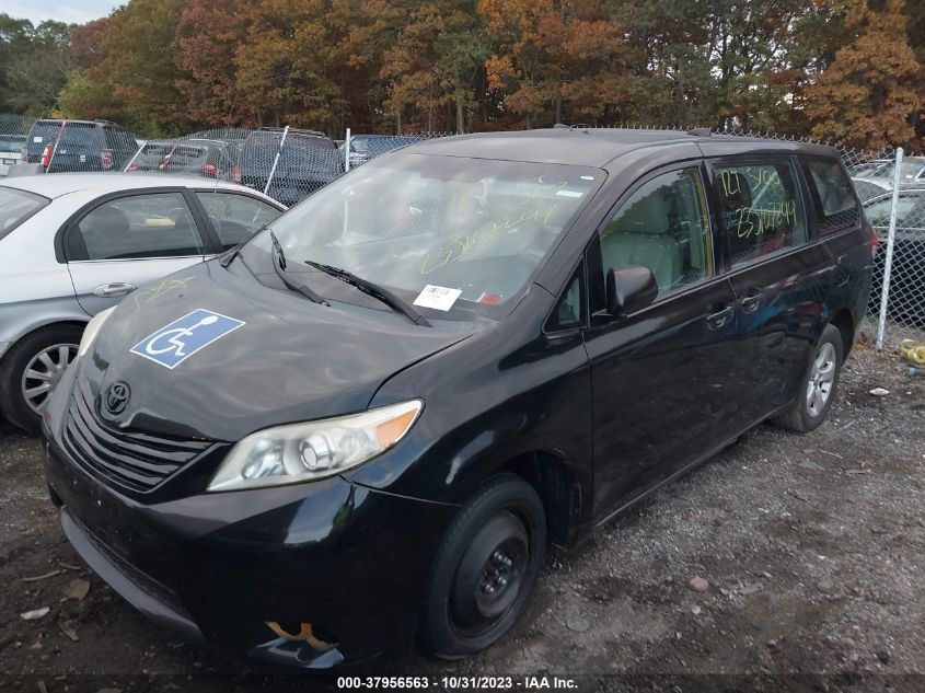 2014 Toyota Sienna L V6 7 Passenger VIN: 1LNFM87A76Y616845 Lot: 37956563