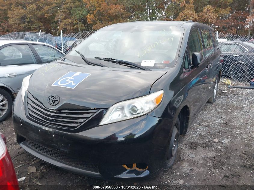 2014 Toyota Sienna L V6 7 Passenger VIN: 1LNFM87A76Y616845 Lot: 37956563