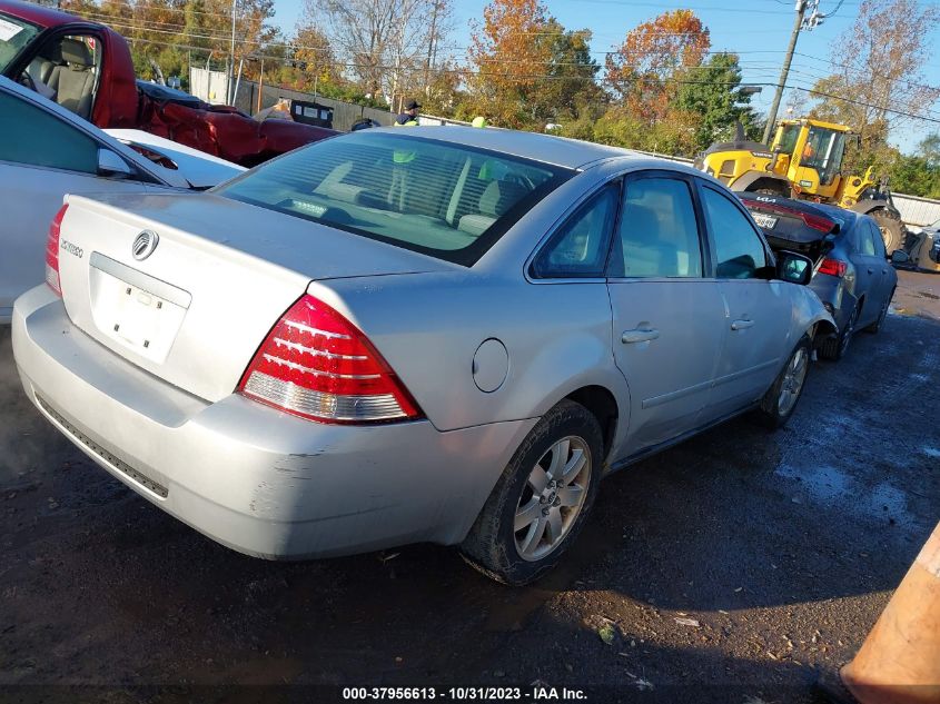 2005 Mercury Montego Luxury VIN: 1MEFM40115G615085 Lot: 37956613