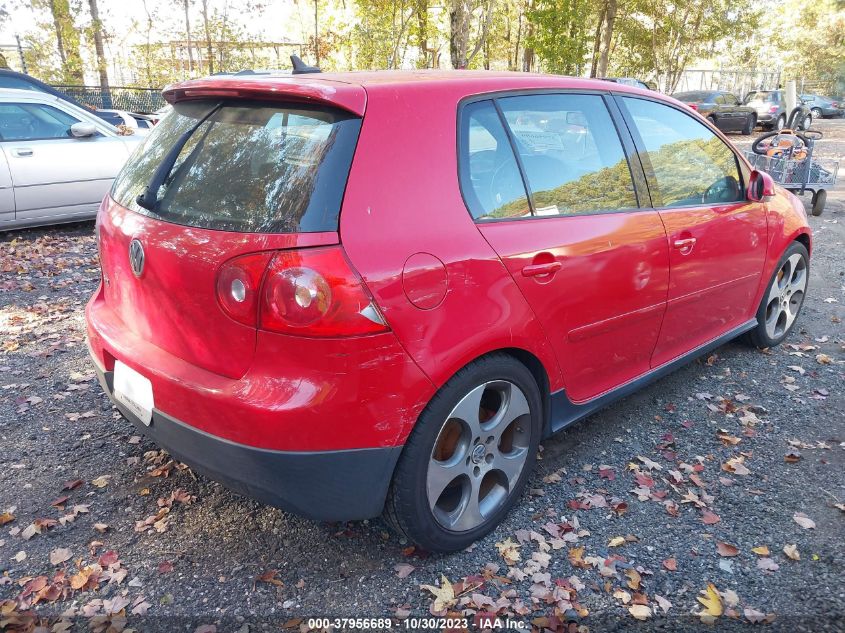 2008 Volkswagen Gti 4-Door (M6) (Eop Cw VIN: WVWGV71K68W304368 Lot: 37956689