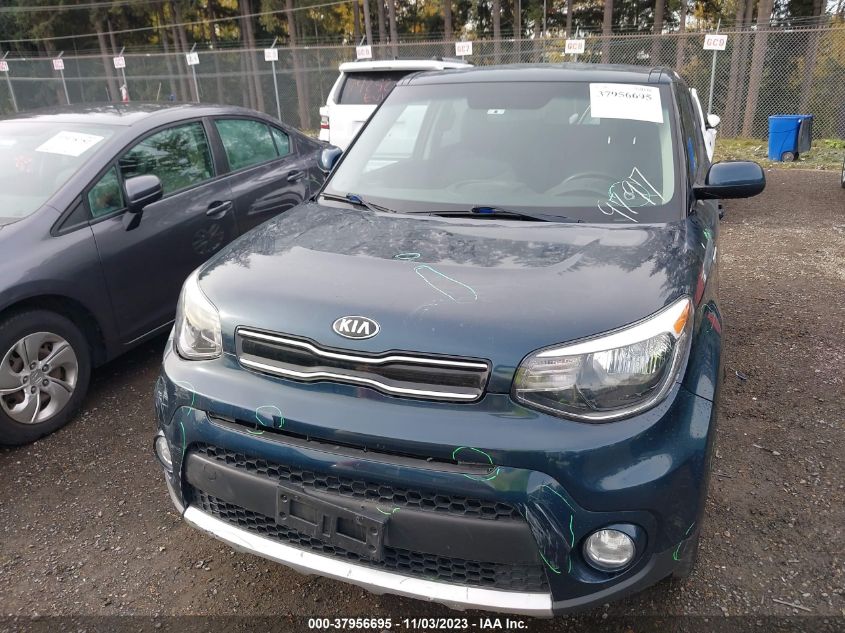 2018 Kia Soul + VIN: KNDJP3A50J7549797 Lot: 37956695