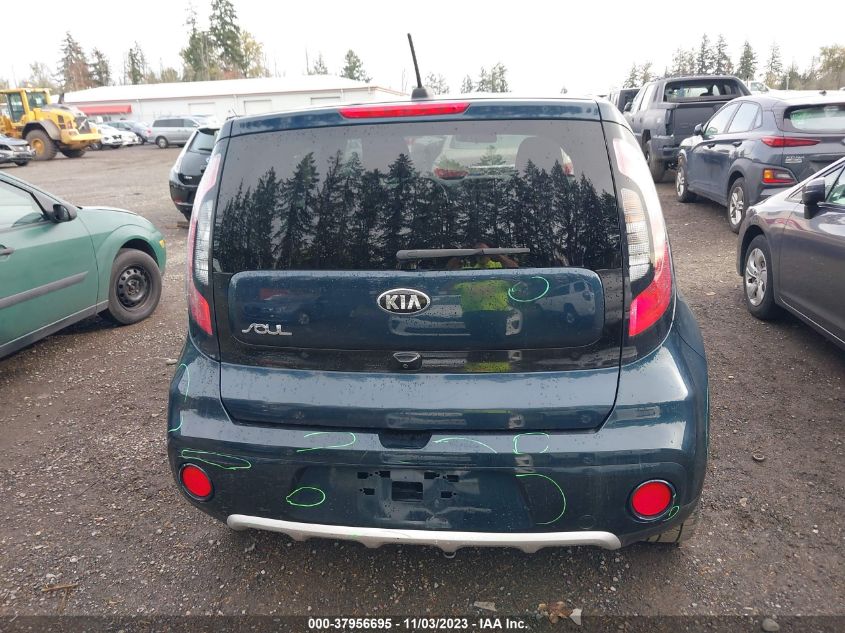 2018 Kia Soul + VIN: KNDJP3A50J7549797 Lot: 37956695