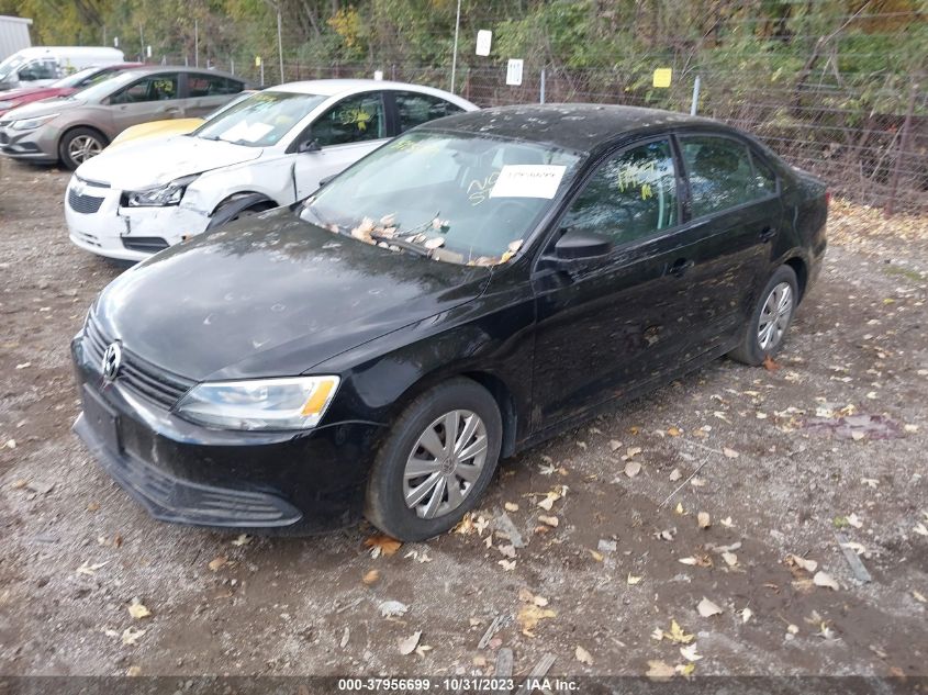 2011 Volkswagen Jetta 2.0L S VIN: 3VW1K7AJ9BM083617 Lot: 37956699