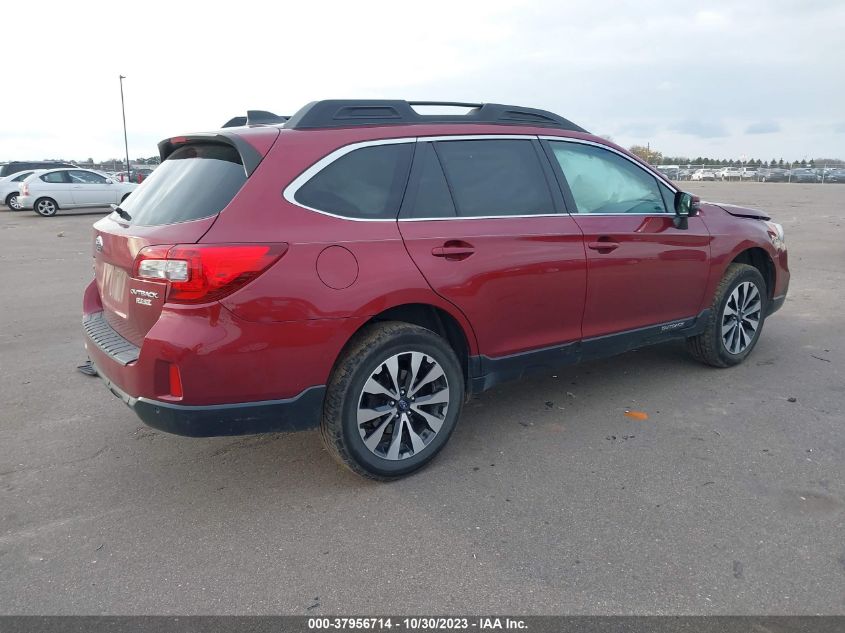 2017 Subaru Outback 2.5I Limited VIN: 4S4BSANC8H3249535 Lot: 37956714