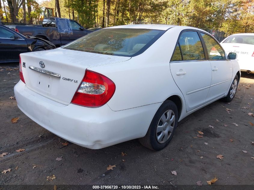 2004 Toyota Camry Le VIN: 4T1BE32K14U374685 Lot: 37956720