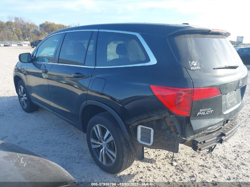 2018 Honda Pilot Ex VIN: 5FNYF6H32JB007392 Lot: 37956794