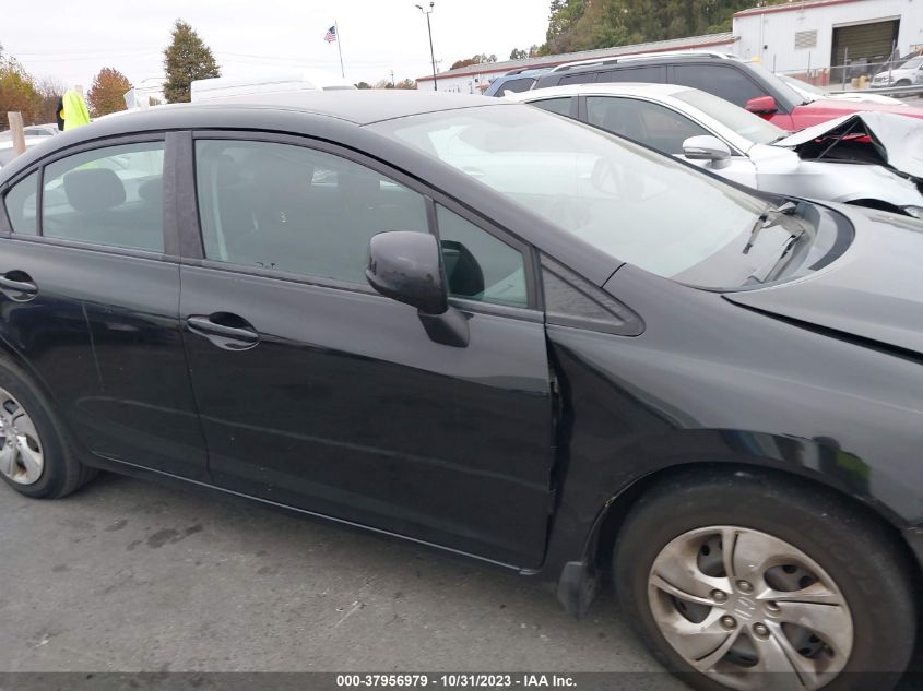 2013 Honda Civic Lx VIN: 2HGFB2F5XDH591704 Lot: 37956979