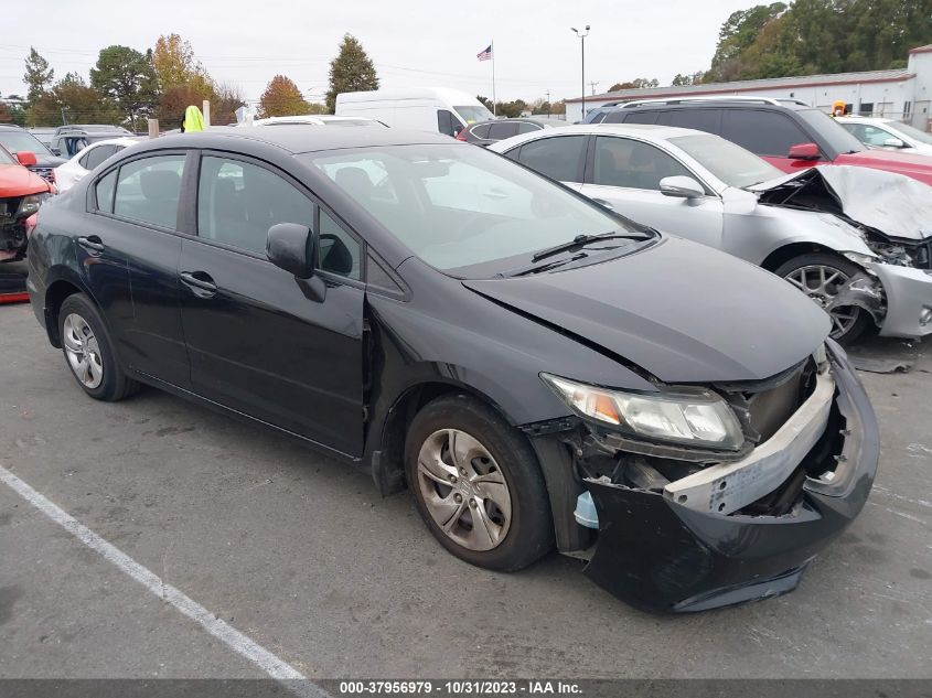 2013 Honda Civic Lx VIN: 2HGFB2F5XDH591704 Lot: 37956979