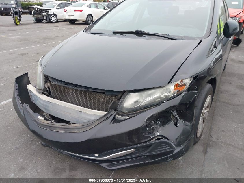 2013 Honda Civic Lx VIN: 2HGFB2F5XDH591704 Lot: 37956979