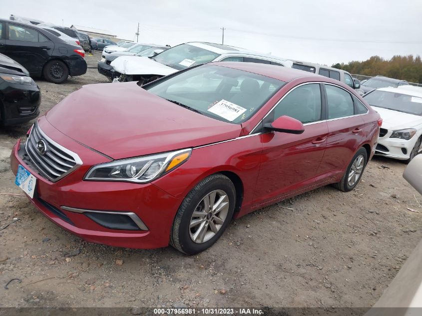 2016 Hyundai Sonata Se VIN: 5NPE24AF1GH344783 Lot: 37956981