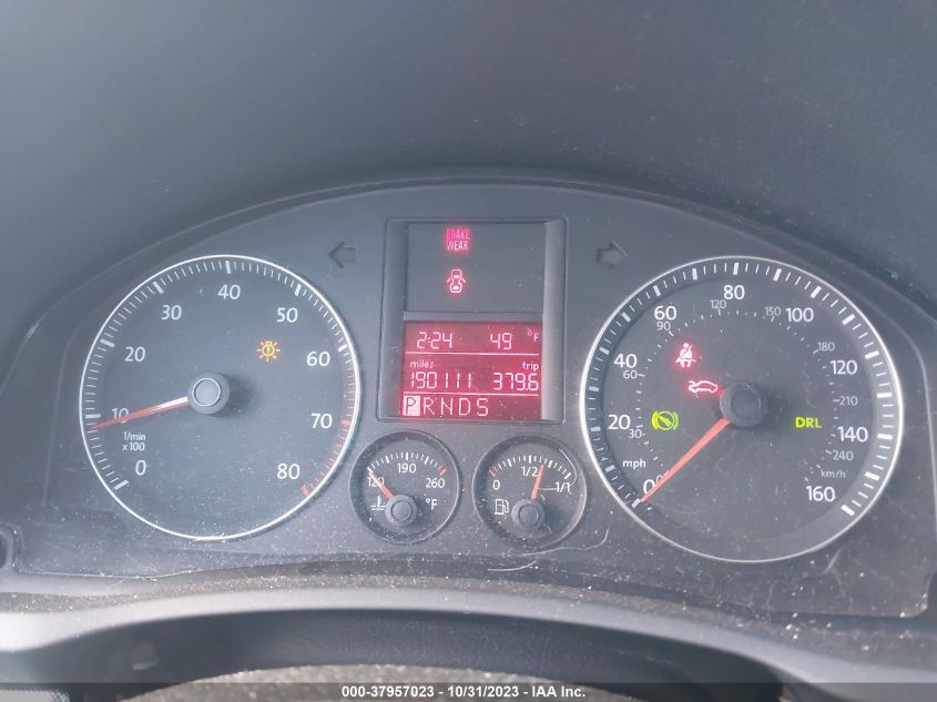 2009 Volkswagen Jetta Se VIN: 3VWTZ71K39M324157 Lot: 37957023