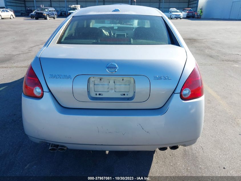 2006 Nissan Maxima 3.5 Sl VIN: 1N4BA41EX6C856359 Lot: 37957081