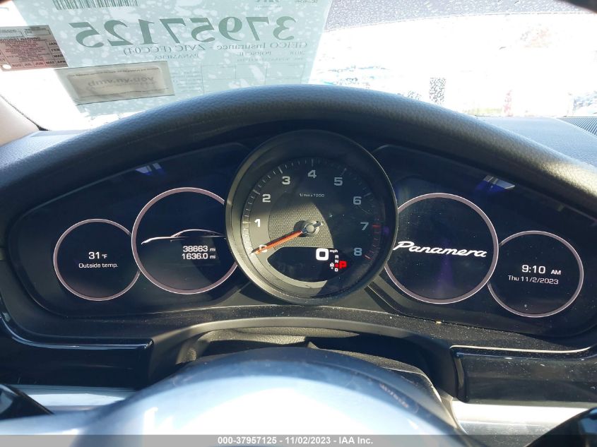 2018 Porsche Panamera VIN: WP0AA2A74JL115354 Lot: 37957125