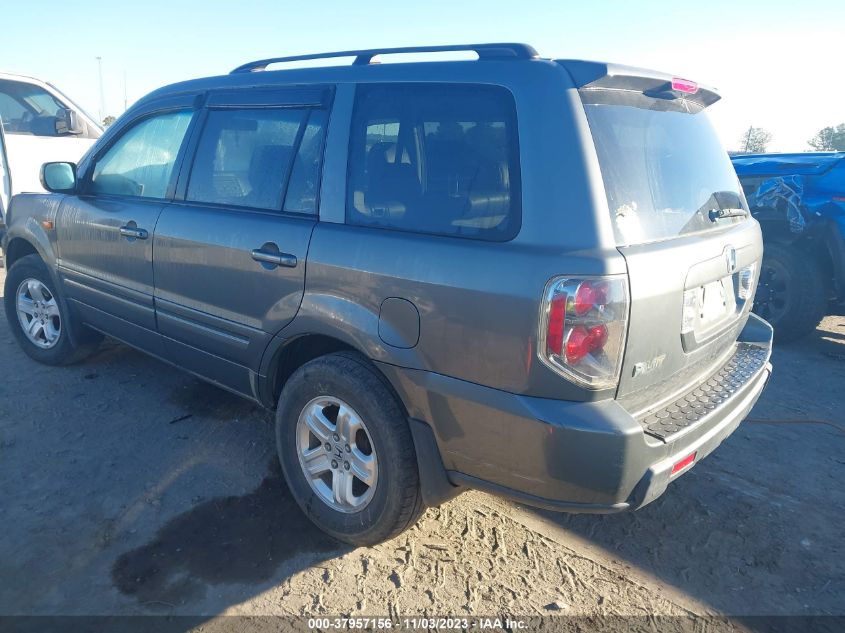 2007 Honda Pilot Ex-L VIN: 5FNYF28517B012635 Lot: 37957156