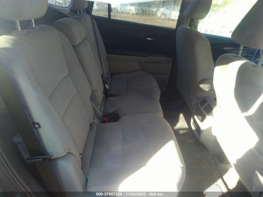 2016 Honda Pilot Lx VIN: 5FNYF6H14GB082294 Lot: 37957224