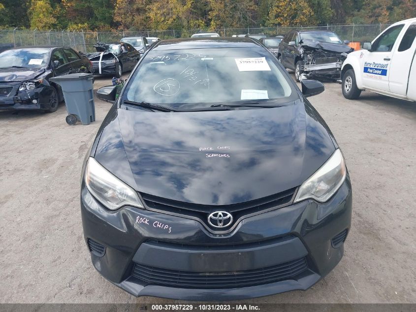 2014 Toyota Corolla Le VIN: 5YFBURHE0EP135185 Lot: 37957229