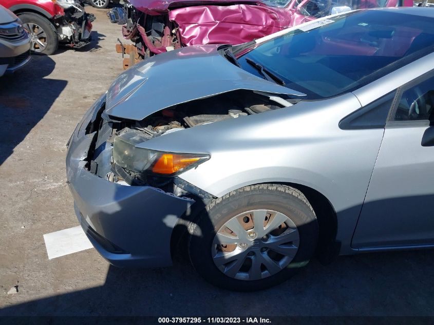 2012 Honda Civic Lx VIN: 2HGFG3A50CH508634 Lot: 37957295