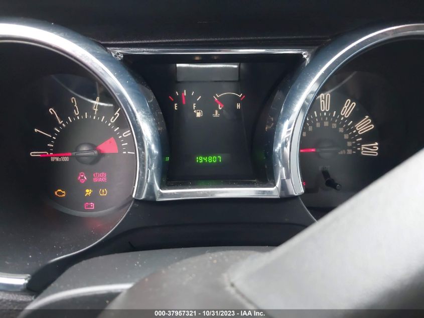 2009 Ford Mustang V6/V6 Premium VIN: 1ZVHT80N295106340 Lot: 37957321