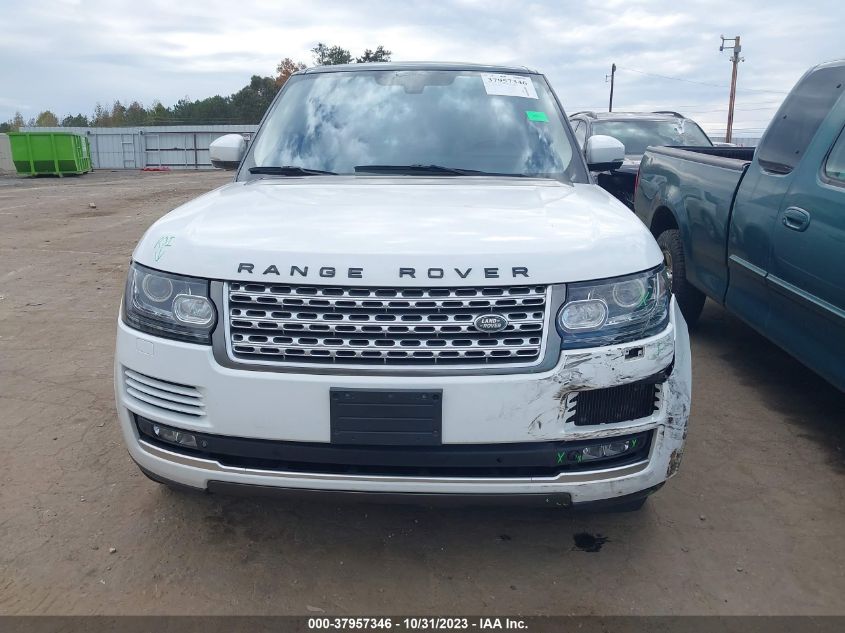 2014 Land Rover Range Rover Supercharged VIN: SALGS2EF9EA147008 Lot: 37957346