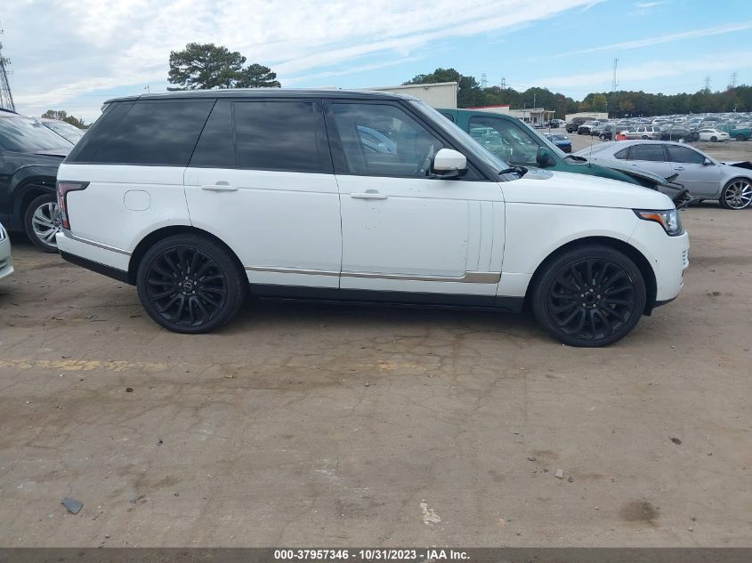 2014 Land Rover Range Rover Supercharged VIN: SALGS2EF9EA147008 Lot: 37957346