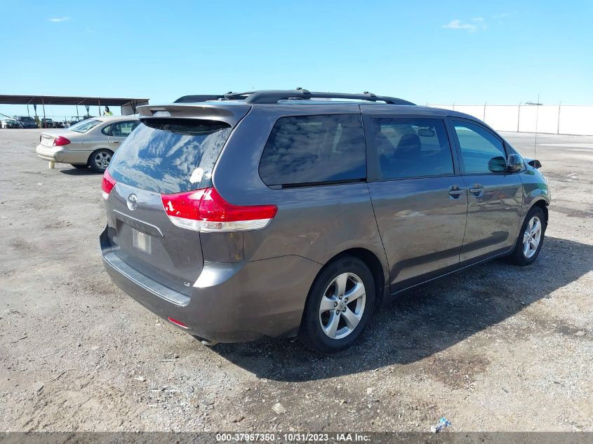 2013 Toyota Sienna Le V6 8 Passenger VIN: 5TDKK3DC0DS369985 Lot: 37957350