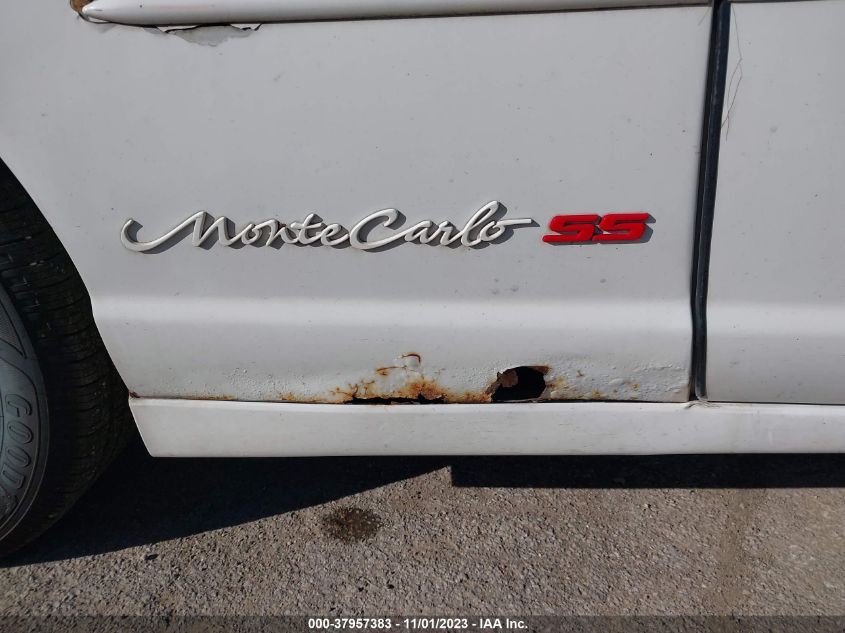 2001 Chevrolet Monte Carlo Ss VIN: 2G1WX15K719263477 Lot: 37957383