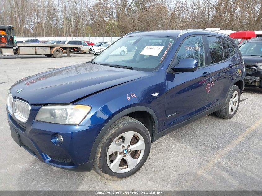 2012 BMW X3 28I VIN: 5UXWX5C59CL720926 Lot: 37957397