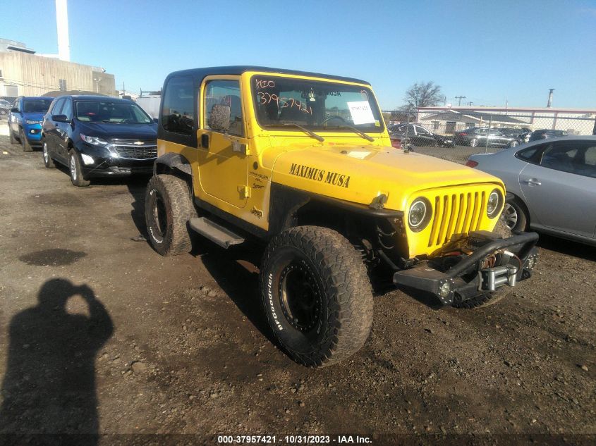 2000 Jeep Wrangler Sport VIN: 1J4FA49SXYP765166 Lot: 37957421