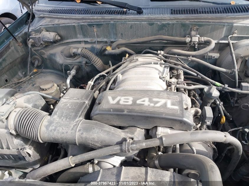 2000 Toyota Tundra Sr5 V8 VIN: 5TBRT3412YS028435 Lot: 37957423