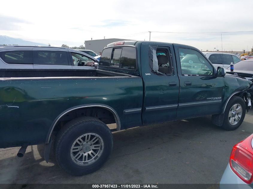 2000 Toyota Tundra Sr5 V8 VIN: 5TBRT3412YS028435 Lot: 37957423