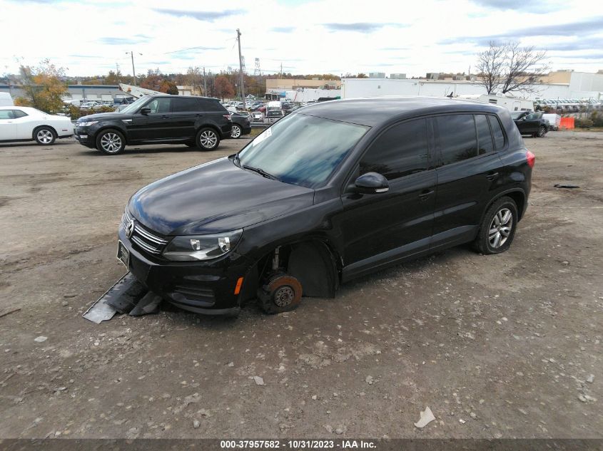 2013 Volkswagen Tiguan S VIN: WVGAV3AX8DW627045 Lot: 37957582