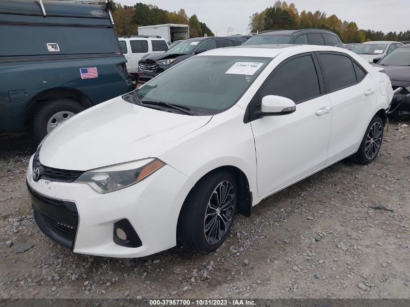 2016 Toyota Corolla S Plus VIN: 2T1BURHE6GC552071 Lot: 37957700