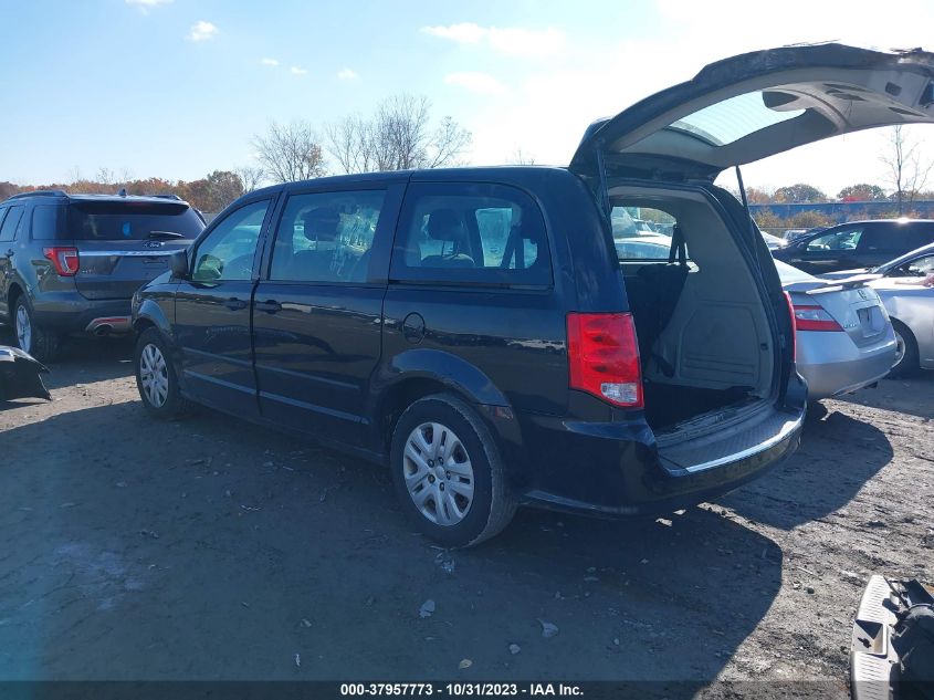 2014 Dodge Grand Caravan Avp/Se VIN: 2C4RDGBG4ER378849 Lot: 37957773