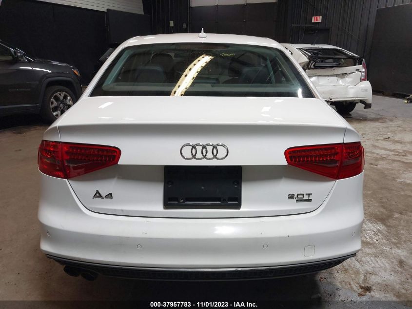 2014 Audi A4 2.0T Premium VIN: WAUFFAFL8EN003560 Lot: 37957783