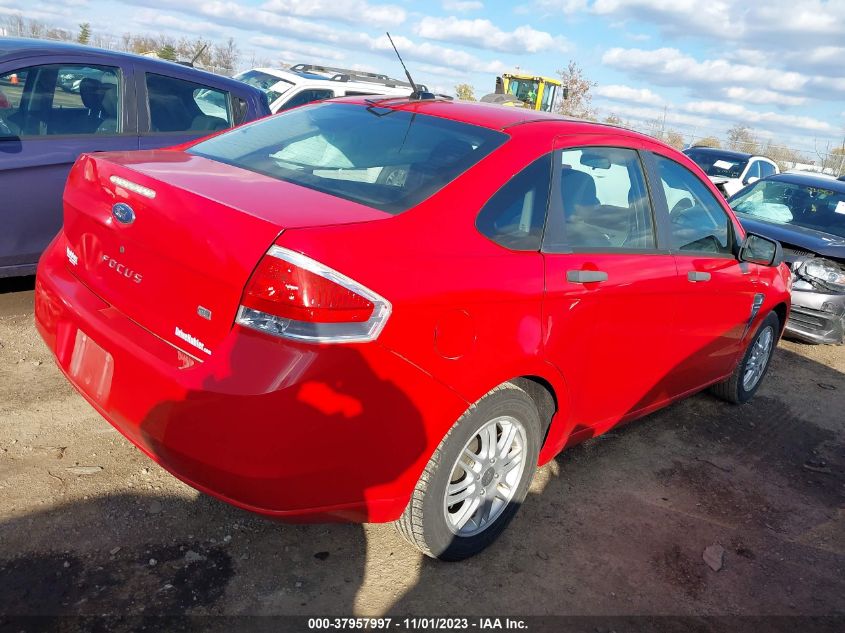 2008 Ford Focus Se/Ses VIN: 1FAHP35N98W293948 Lot: 37957997