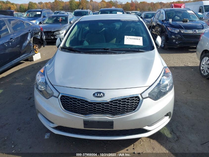 2015 Kia Forte Lx VIN: KNAFK4A60F5434765 Lot: 37958004