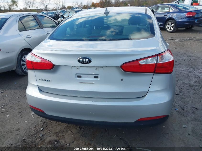 2015 Kia Forte Lx VIN: KNAFK4A60F5434765 Lot: 37958004