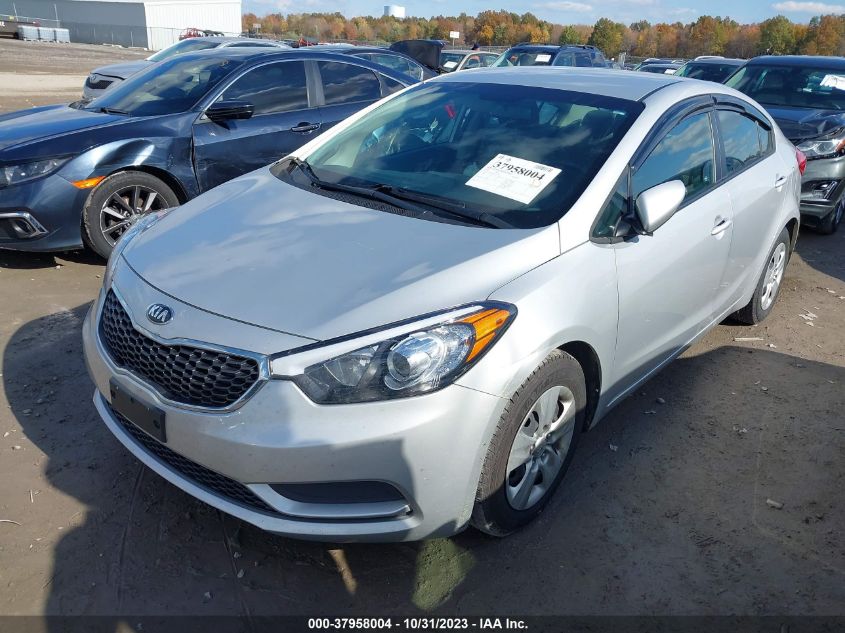 2015 Kia Forte Lx VIN: KNAFK4A60F5434765 Lot: 37958004